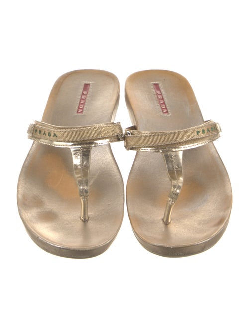 Prada Sport Leather Slides