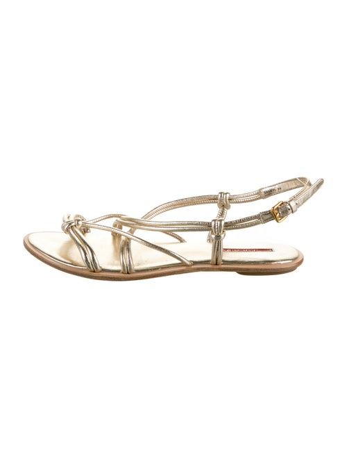 Prada Sport Leather Sandals