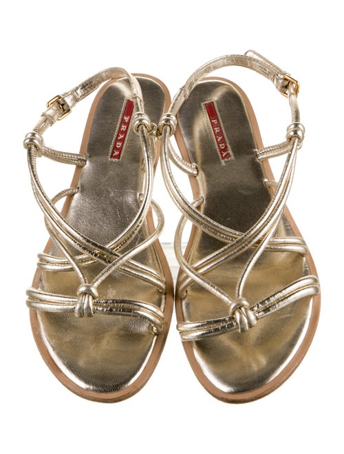 Prada Sport Leather Sandals