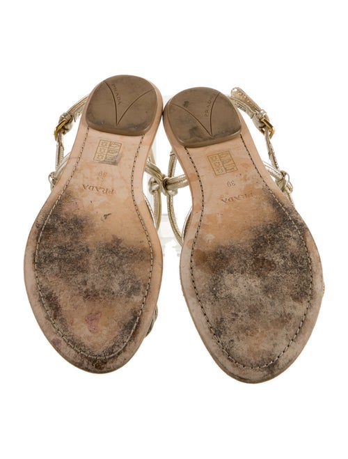 Prada Sport Leather Sandals