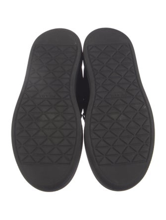 Prada Nylon Striped Sneakers