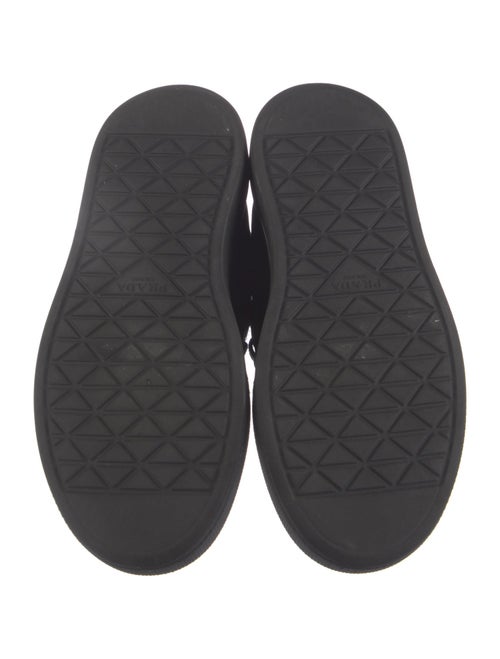 Prada Nylon Striped Sneakers