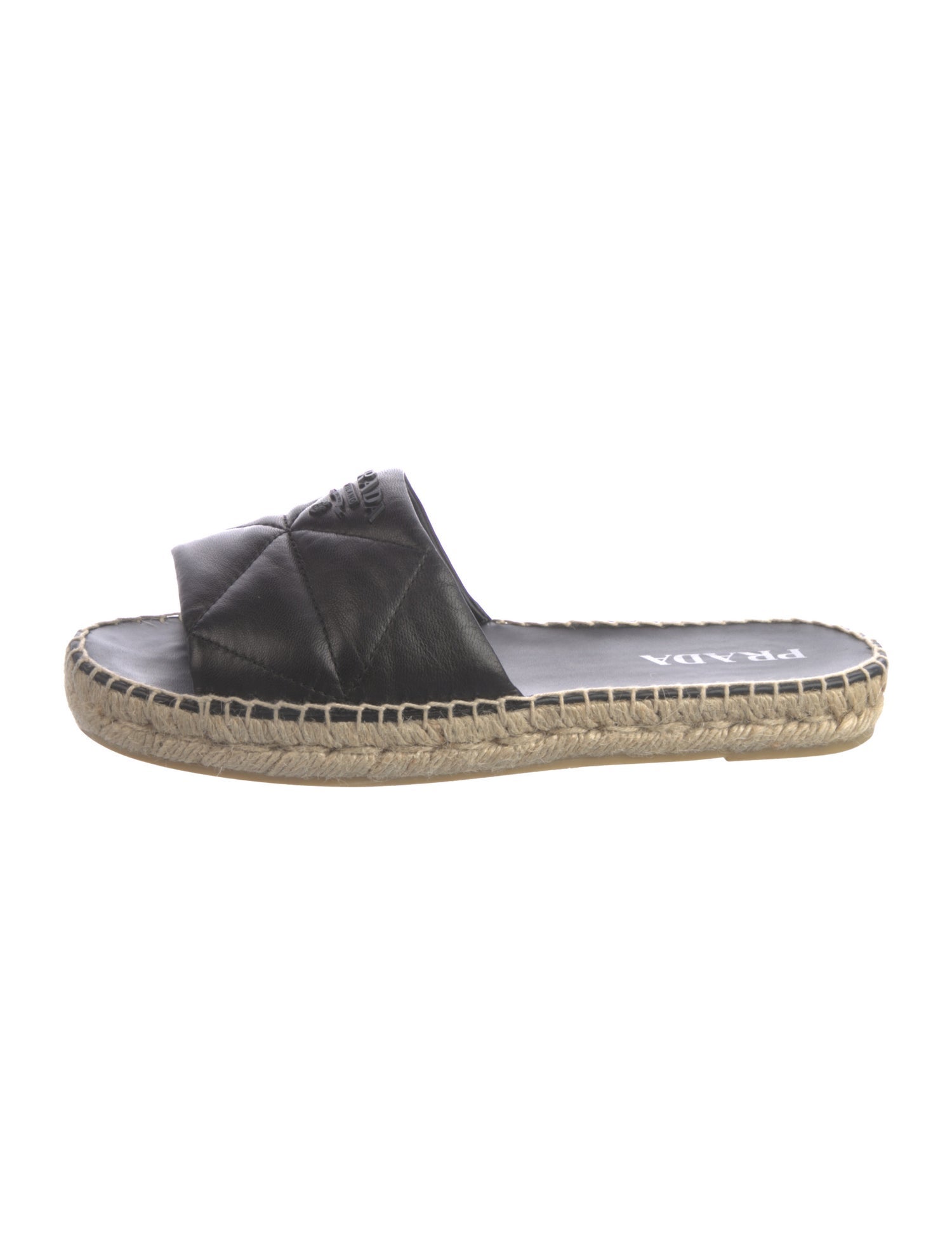 Prada Leather Espadrilles