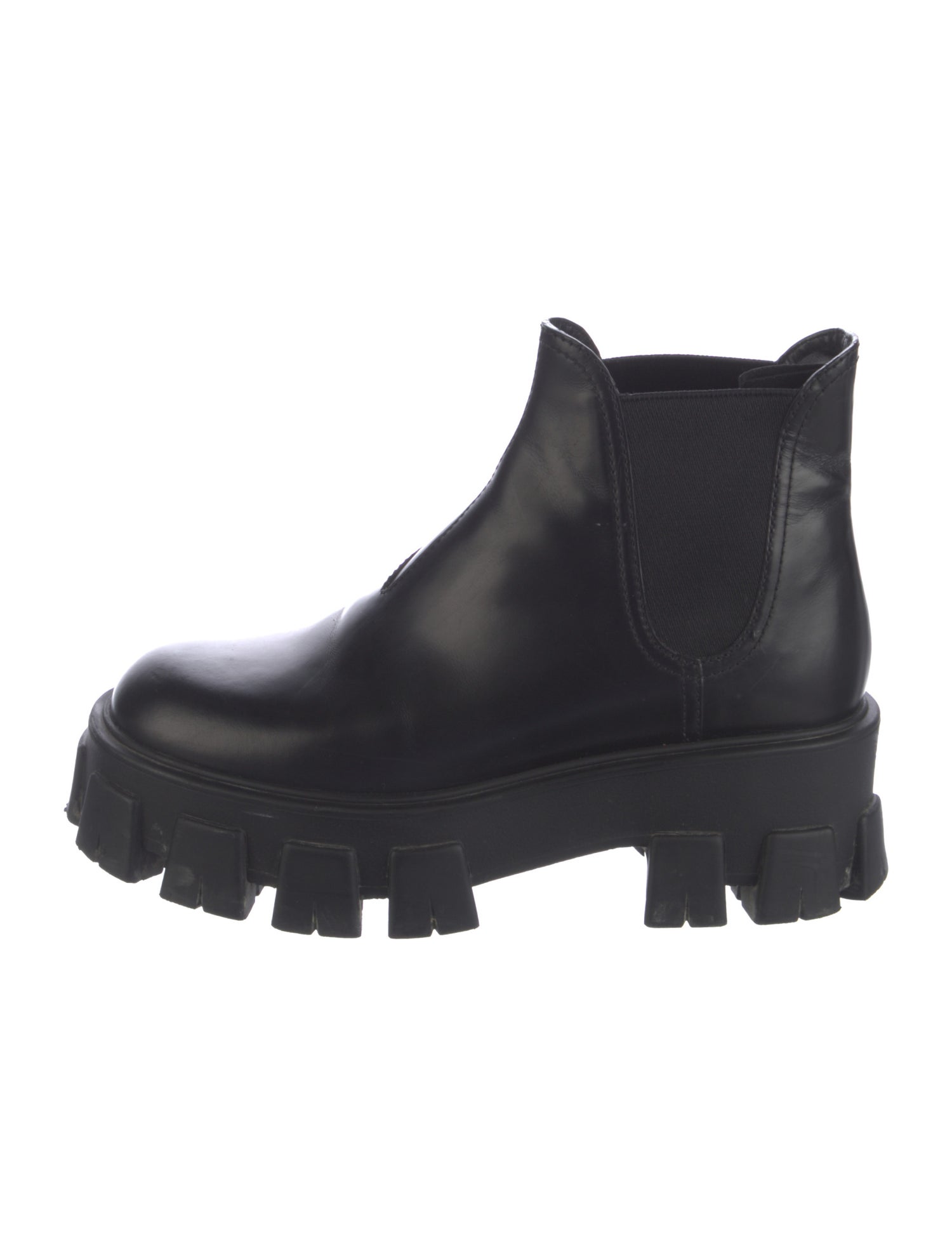 Prada Leather Rain Boots