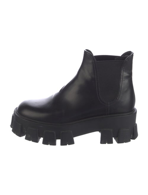 Prada Leather Rain Boots