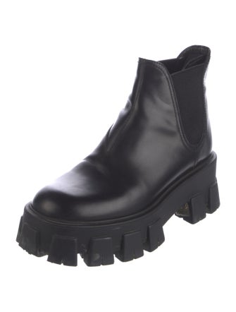 Prada Leather Rain Boots