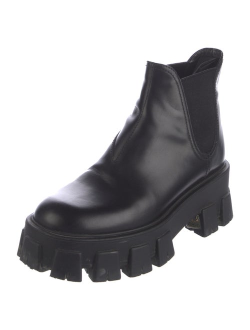 Prada Leather Rain Boots