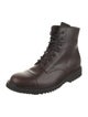 Prada Leather Combat Boots