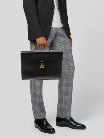 Prada Saffiano Lux Leather Briefcase