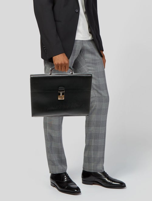Prada Saffiano Lux Leather Briefcase