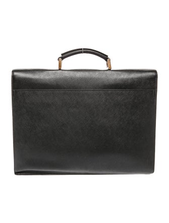 Prada Saffiano Lux Leather Briefcase