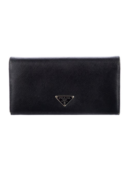 Prada Saffiano Lux Leather Continental Wallet