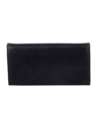 Prada Saffiano Lux Leather Continental Wallet