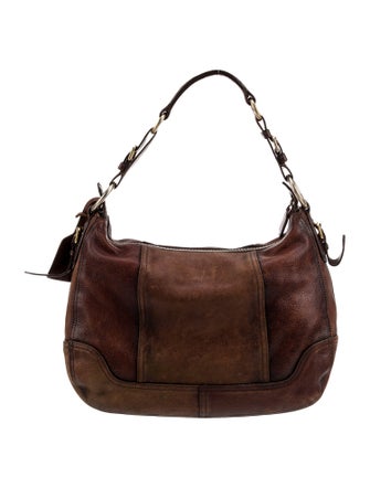 Prada Cervo Leather Hobo