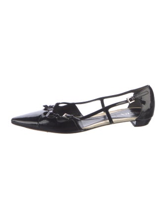 Prada Patent Leather Ballet Flats