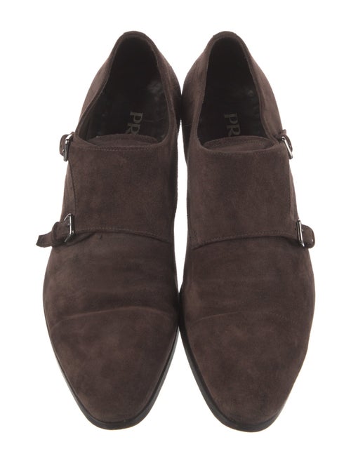 Prada Suede Monk Straps