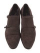 Prada Suede Monk Straps