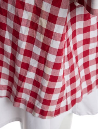 Prada 2023 Plaid Print Trench Coat