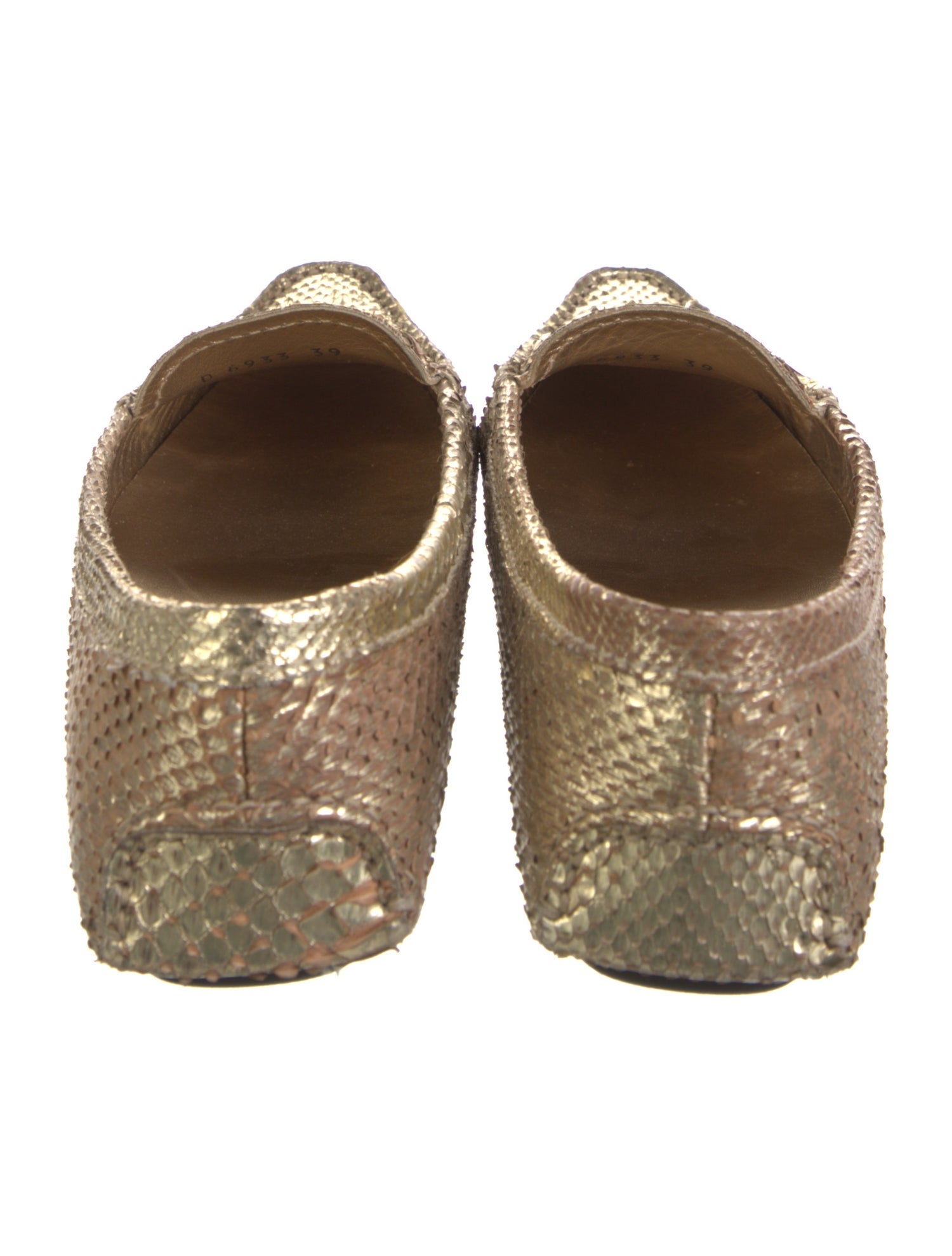 Prada Snakeskin Animal Print Loafers