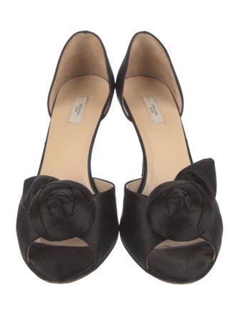 Prada Satin Sandals