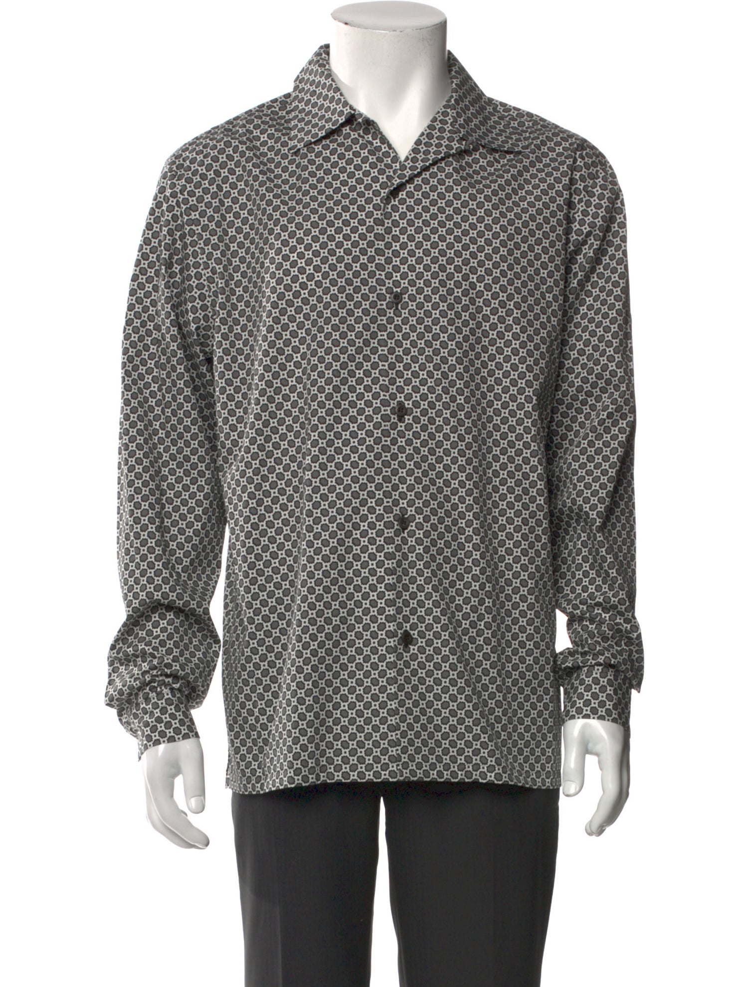 Prada 2023 Printed Dress Shirt