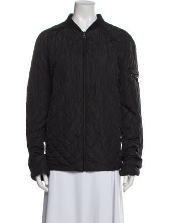 Prada 2013 Enameled Metal Triangle Windbreaker