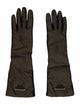 Prada Logo Leather Gloves