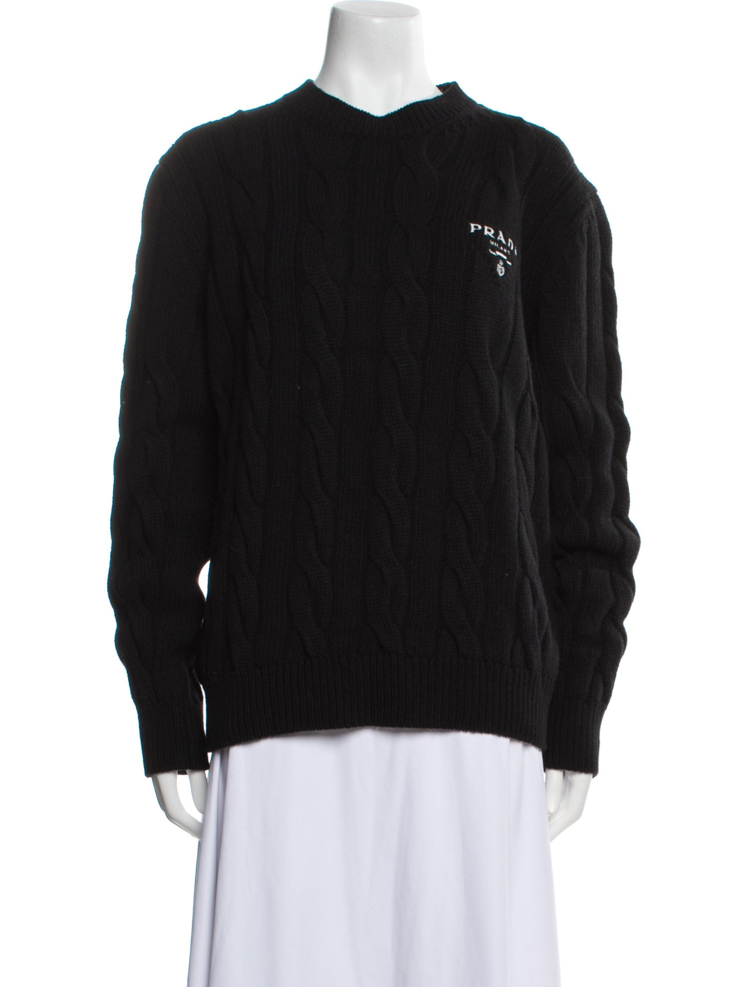 Prada 2022 Cable Knit Sweater