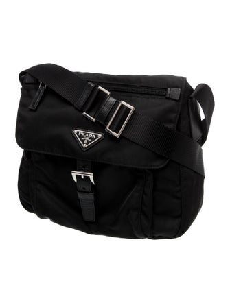 Prada Tessuto Nylon Messenger Bag