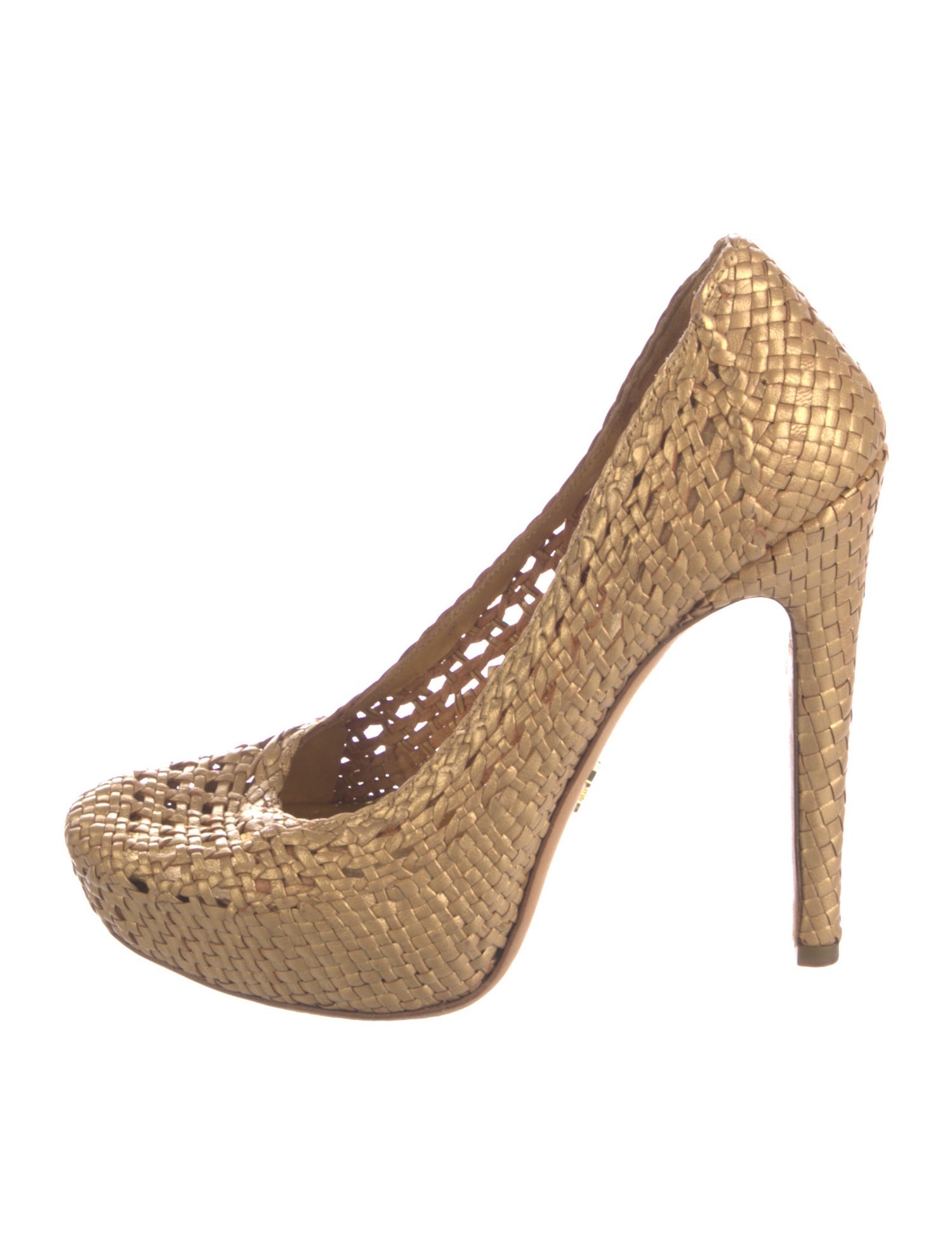 Prada Straw Pumps
