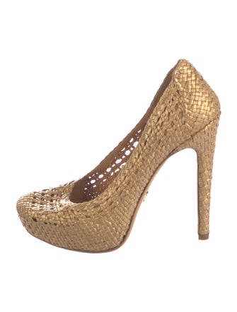 Prada Straw Pumps