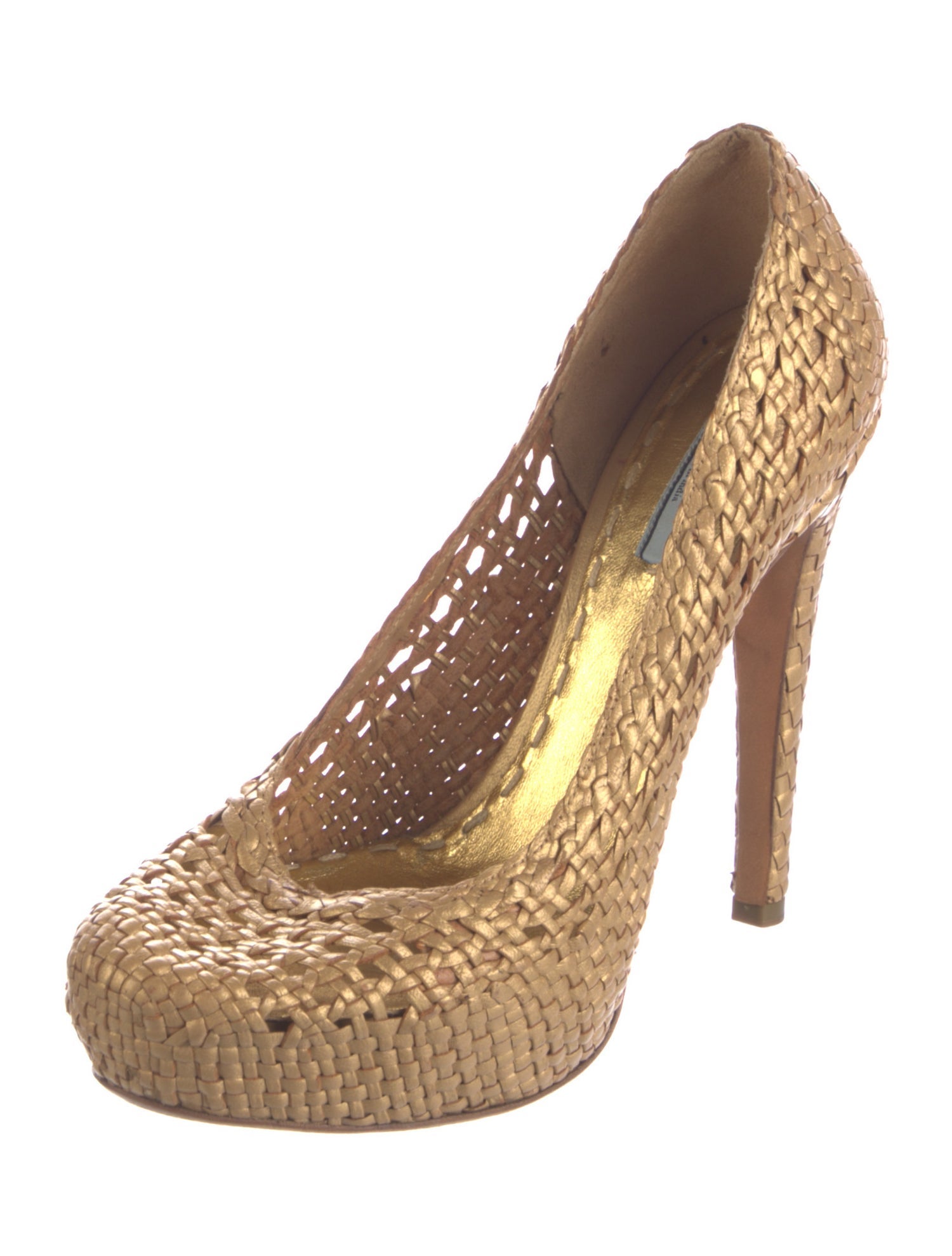 Prada Straw Pumps