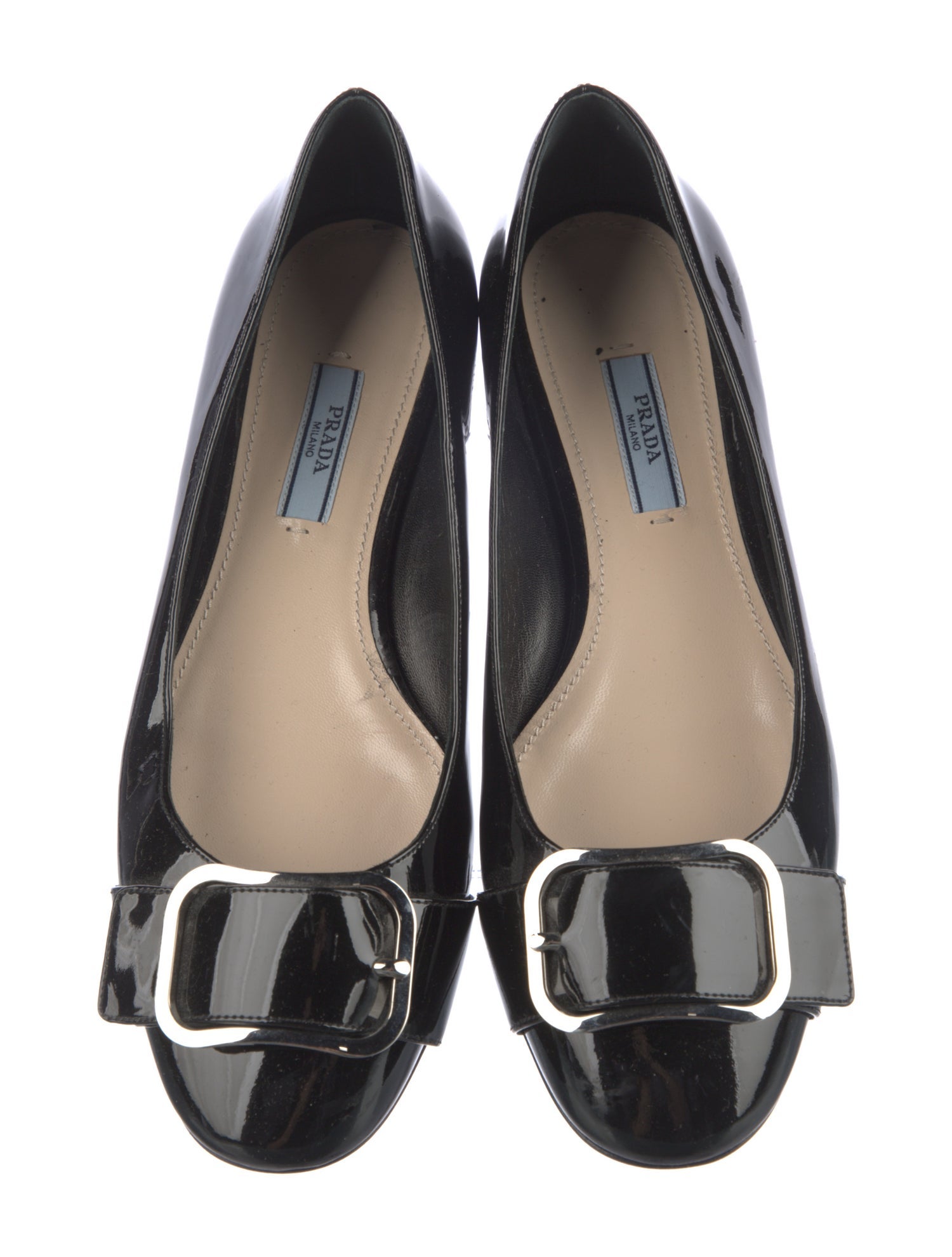 Prada Patent Leather Ballet Flats