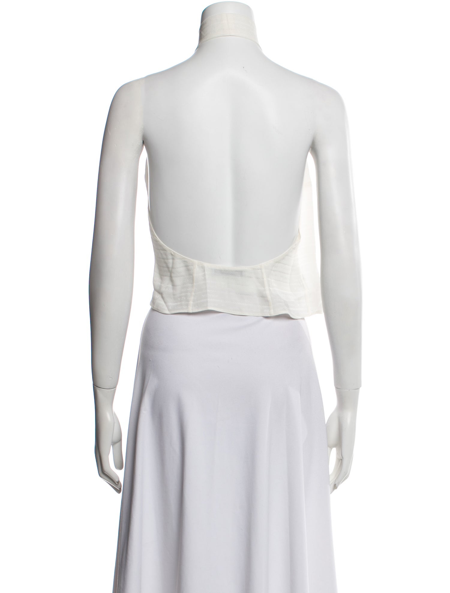 Prada 2023 Silk Crop Top