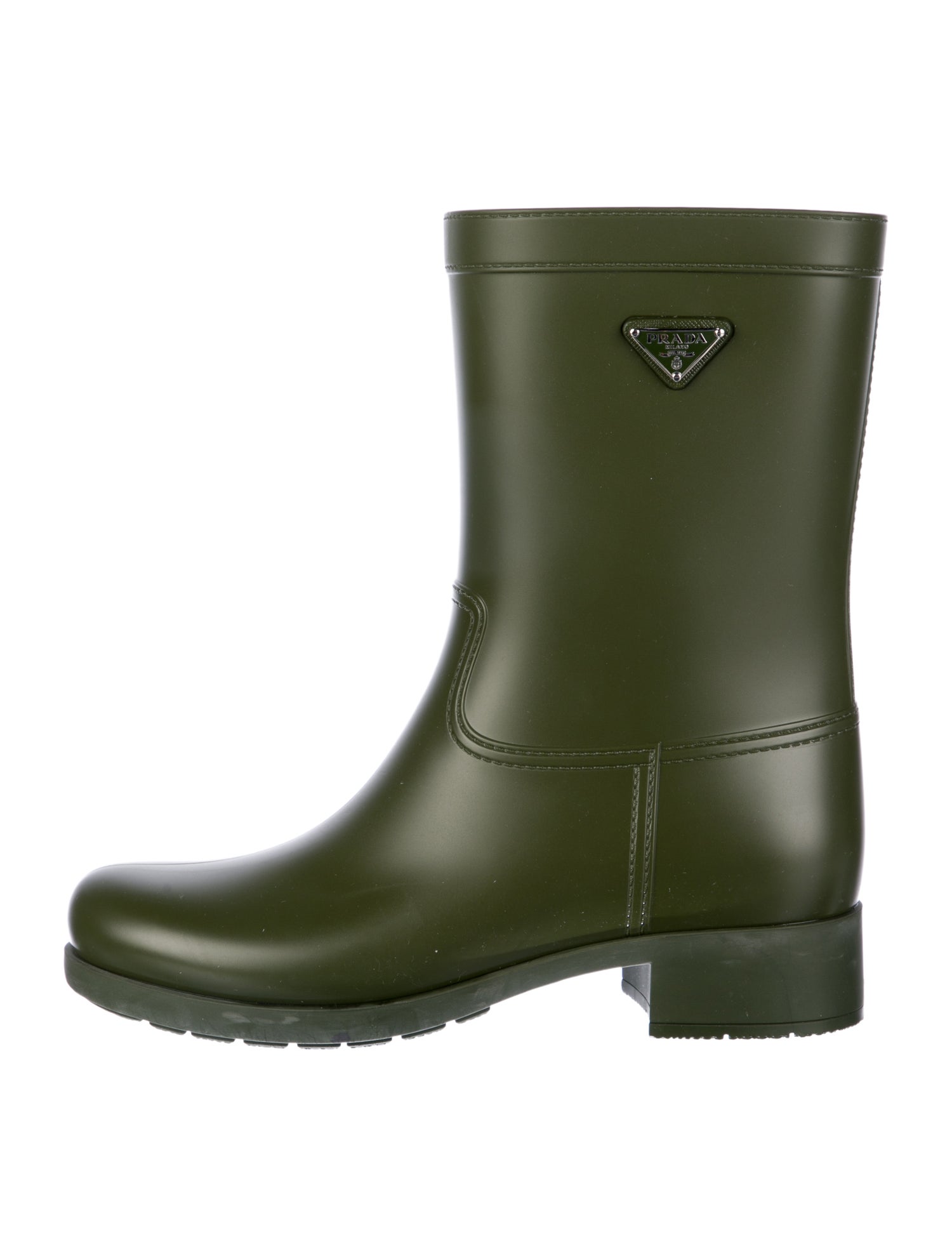 Prada Rubber Rain Boots
