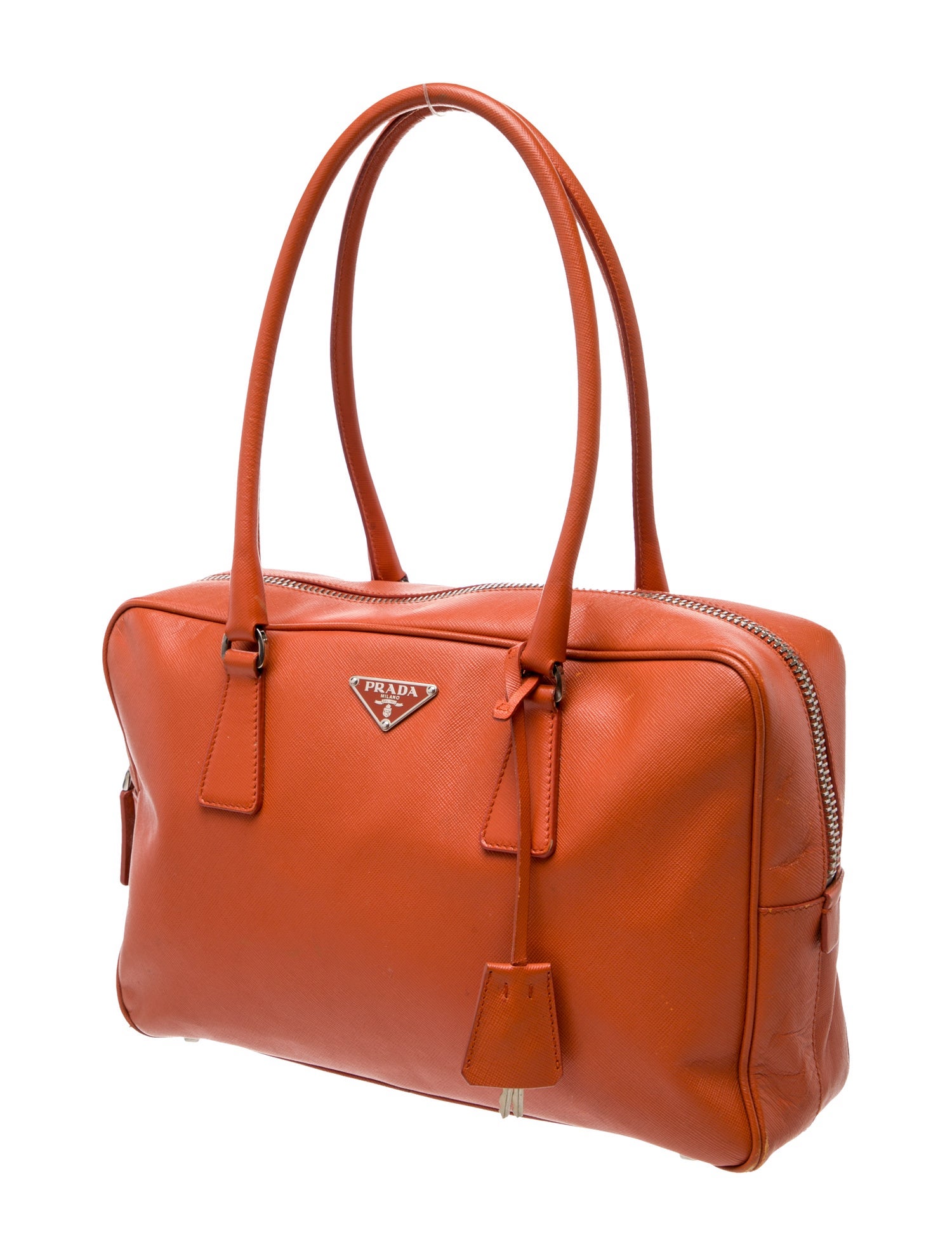 Prada Saffiano Leather Bauletto