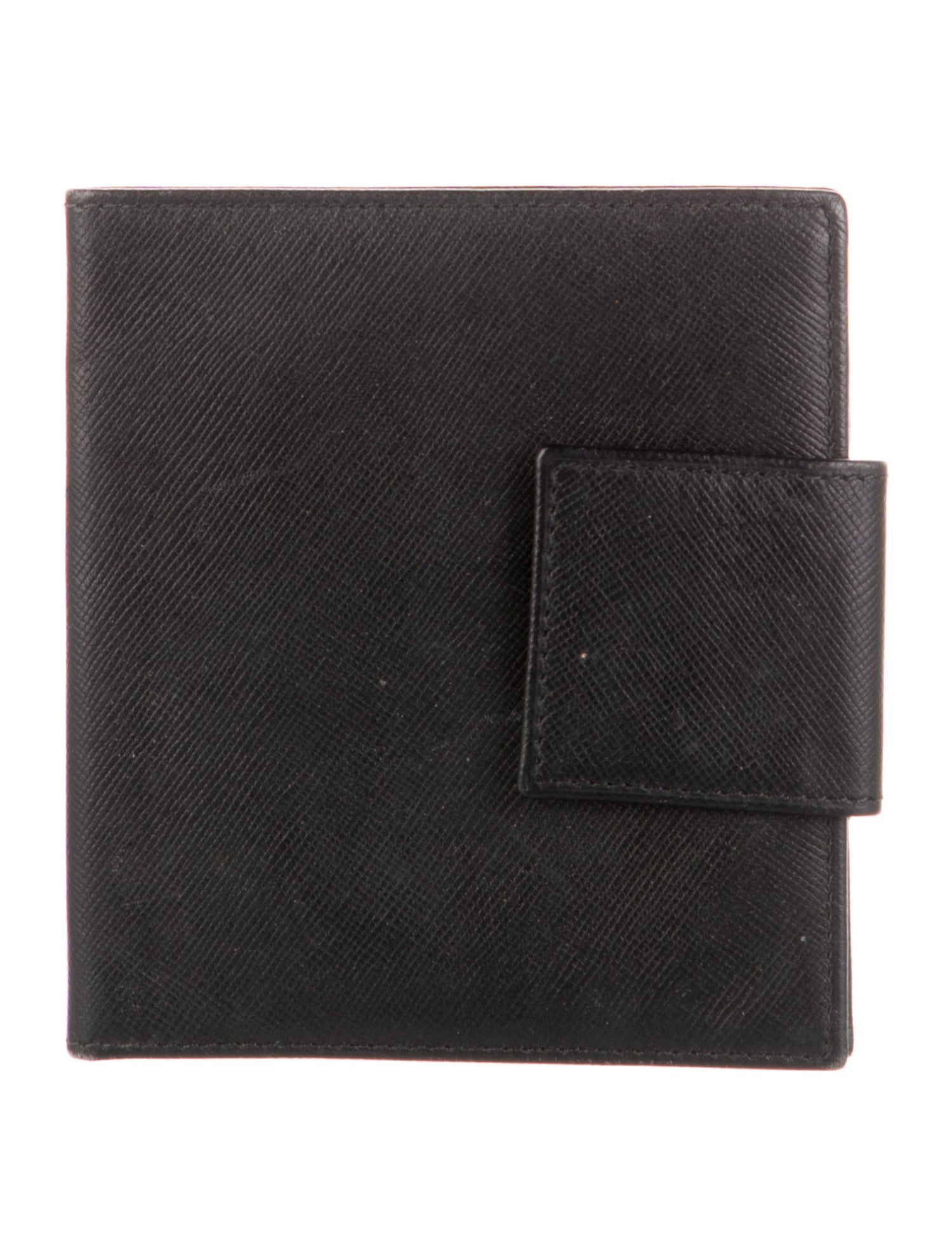 Prada Saffiano Cuir Leather French Purse