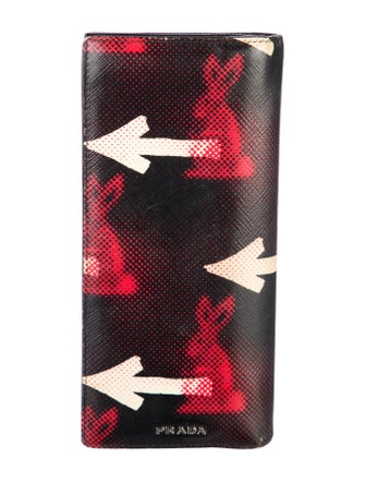 Prada Leather Continental Wallet