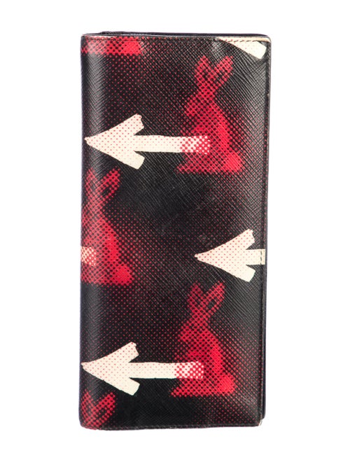 Prada Leather Continental Wallet