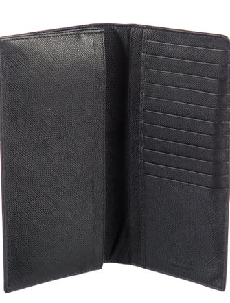 Prada Leather Continental Wallet