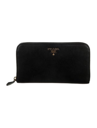 Prada Saffiano Lux Leather Continental Wallet