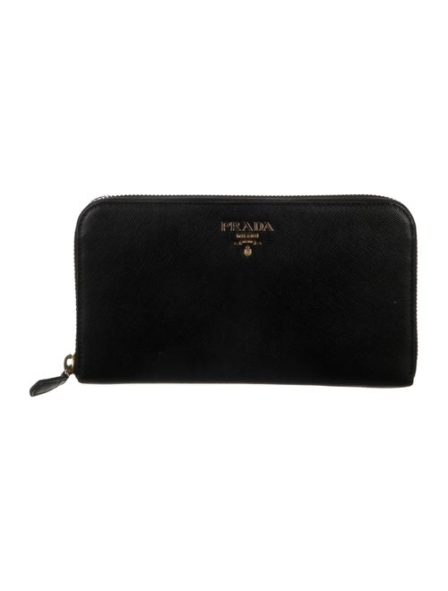 Prada Saffiano Lux Leather Continental Wallet