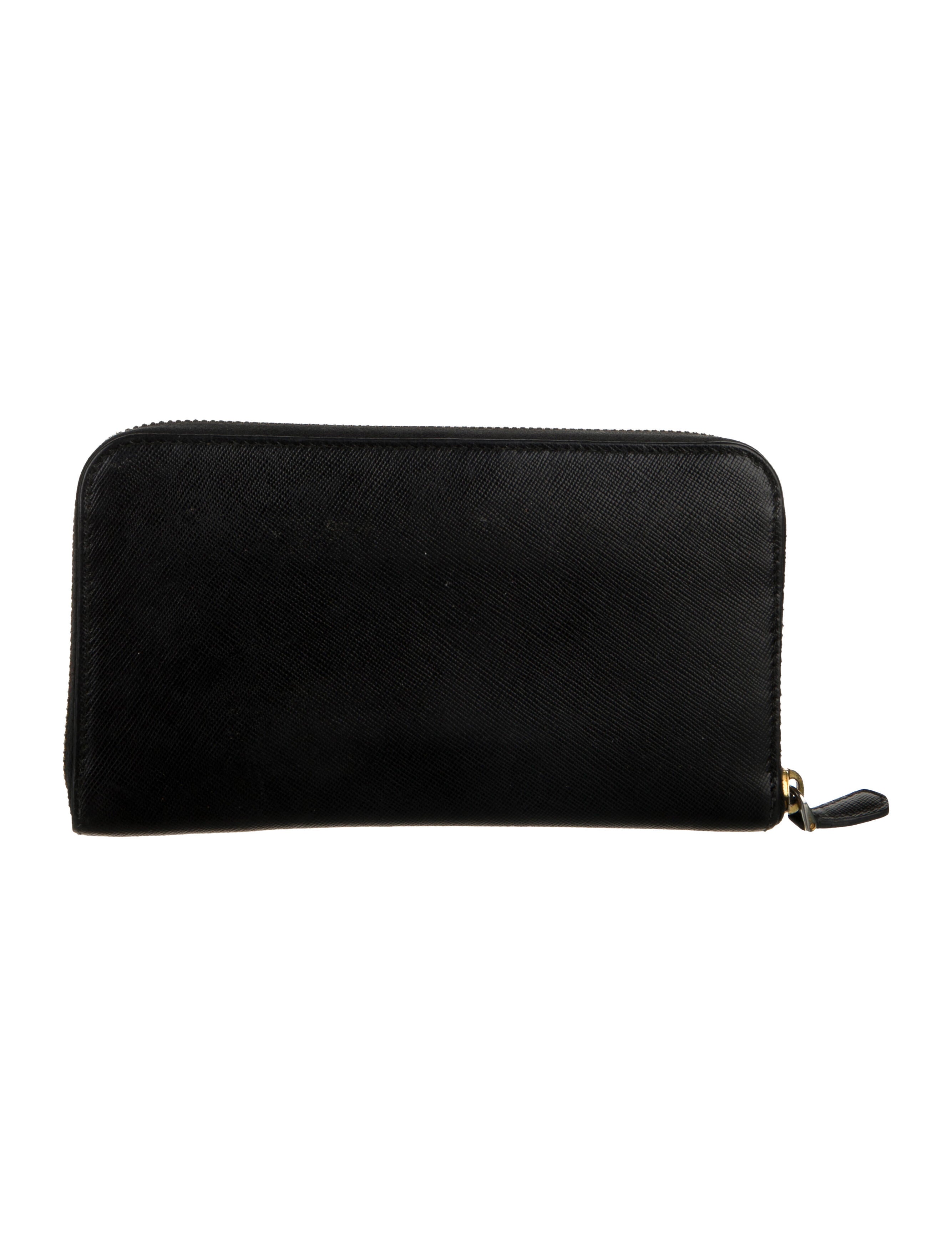 Prada Saffiano Lux Leather Continental Wallet