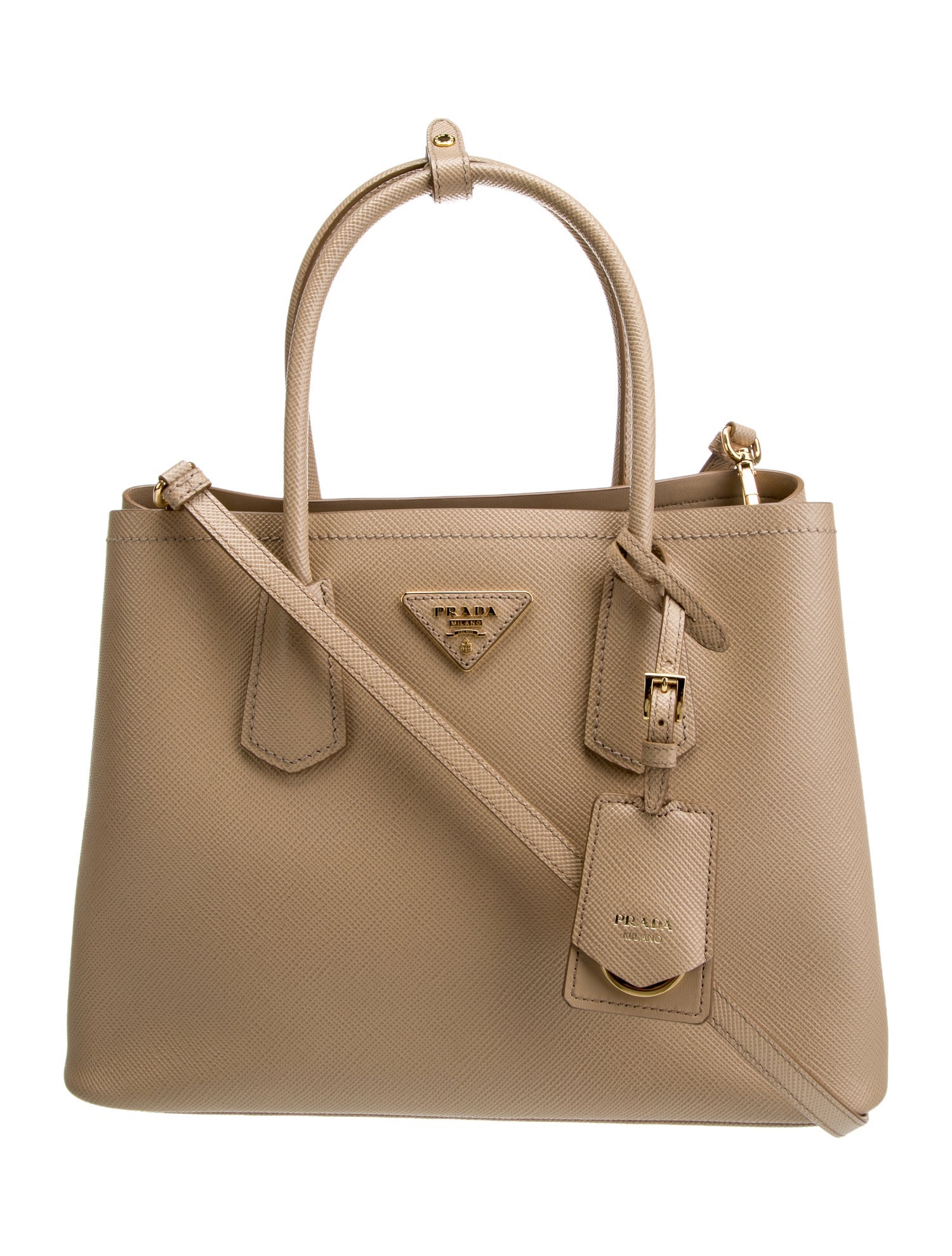 Prada Saffiano Leather Double Medium