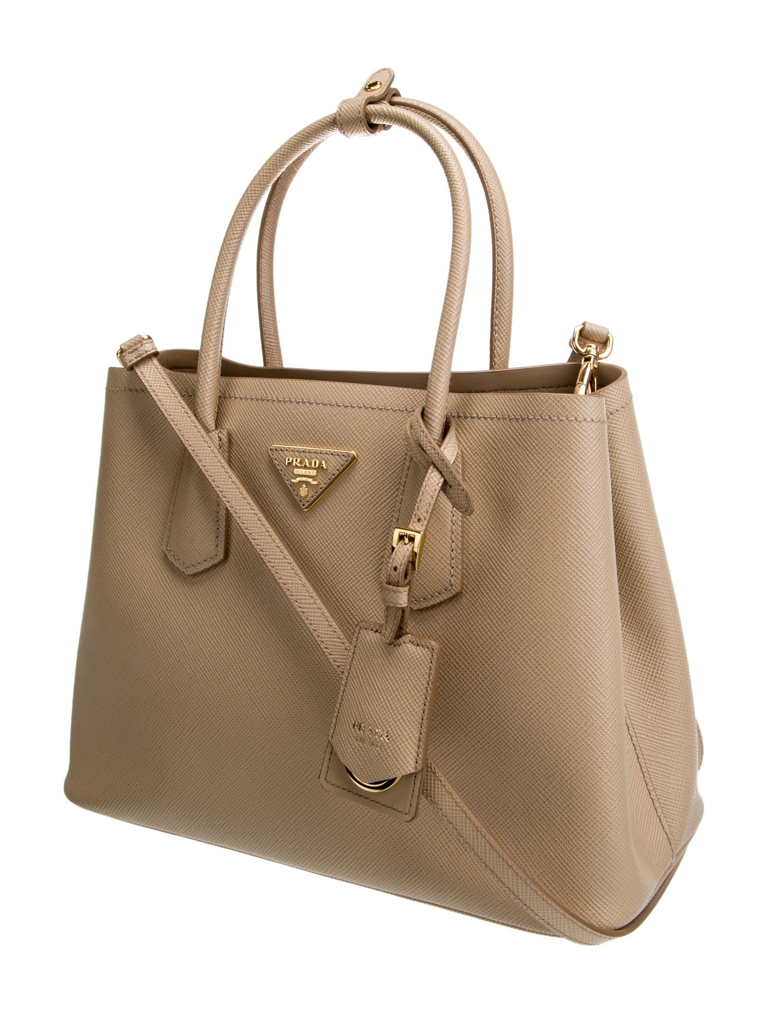 Prada Saffiano Leather Double Medium