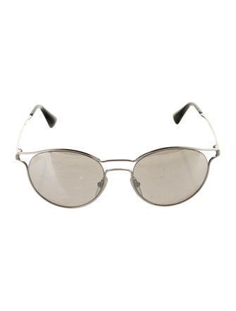 Prada Round Mirrored Sunglasses