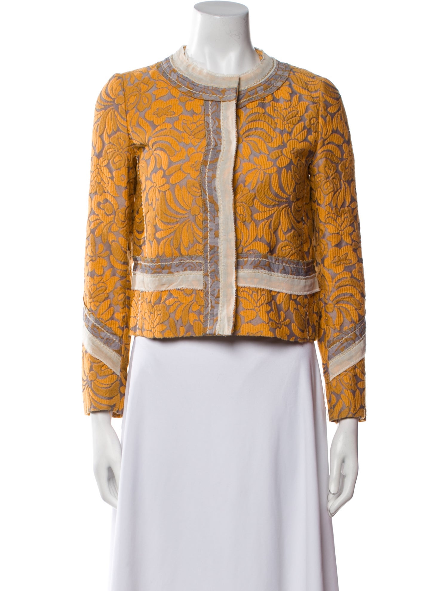 Prada 2015 Printed Evening Jacket