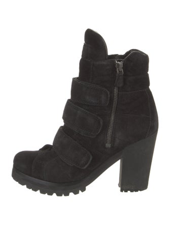 Prada Suede Combat Boots