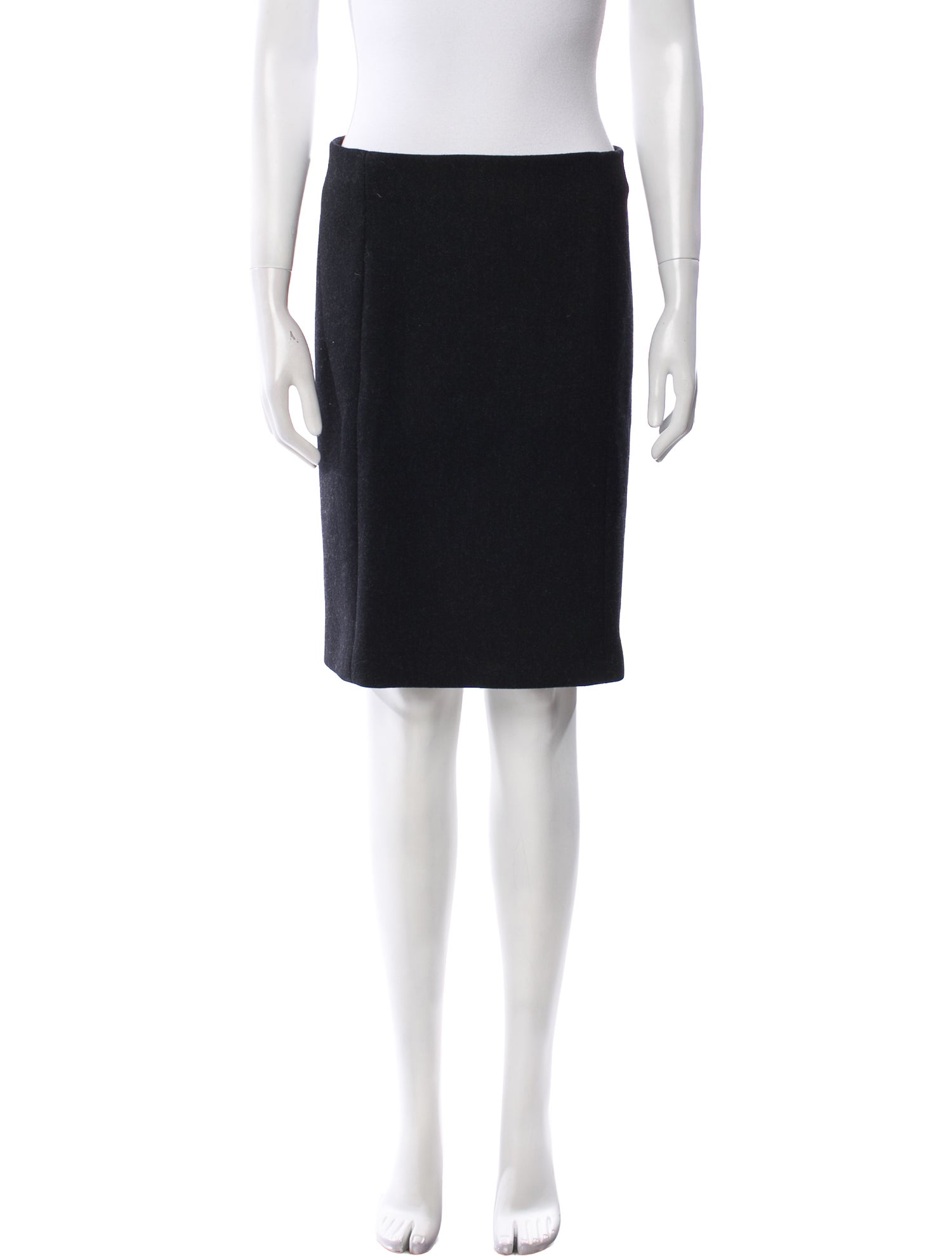 Prada Virgin Wool Knee-Length Skirt
