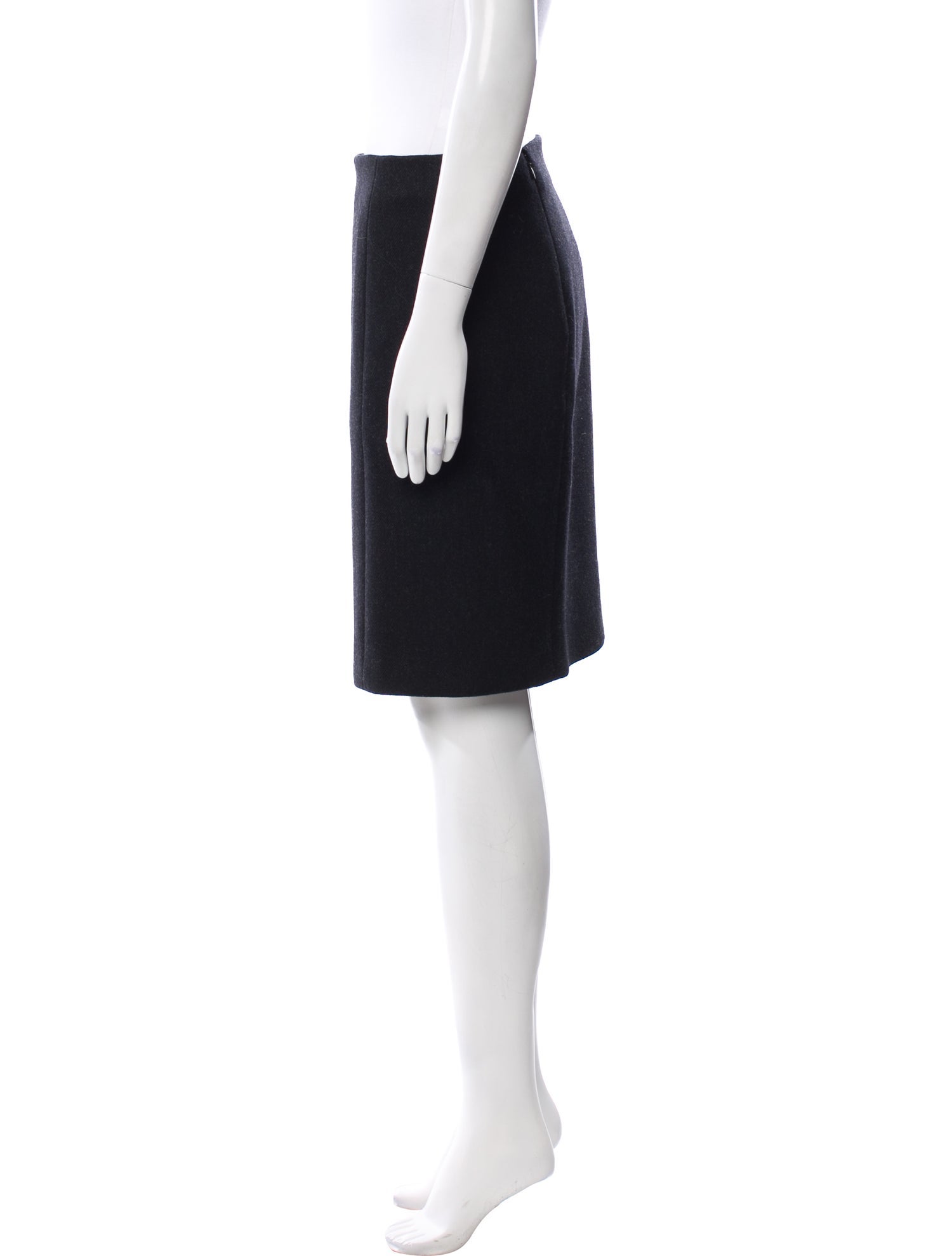 Prada Virgin Wool Knee-Length Skirt